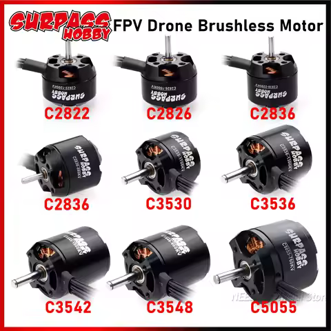 SURPASS HOBBY 2822 2826 2830 2836 3530 3536 3542 3548 5055 RC FPV Brushless Motor for 3D Fixed Wing 