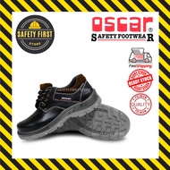 Oscar Safety Shoes Super-tec R 201 Black Lace Up Low Cut Shoes