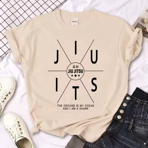 Jiu Jitsu t-shirts women streetwear t-shirts female funny graphic clothes