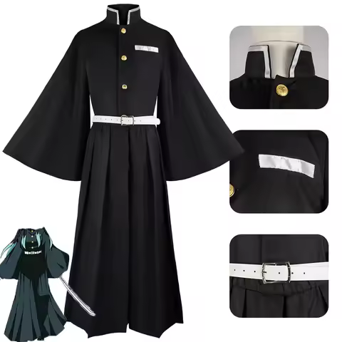 Game Muichirou Cosplay Costume Anime Tokitou Muichirou Uniform Halloween Costume Women Men Adult Top