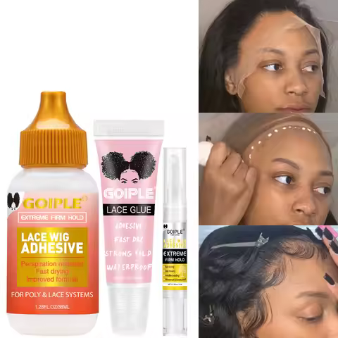 Strong Hold Waterproof Wig Glue Lace Glue Pen Invisible Hair Replacement Glue Strong Hold Adhesive F