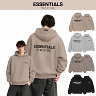1 Authentic Fear of God Essentials FW24 Desert Taupe Hoodie Unisex Oversized Pullover