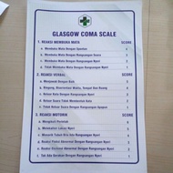 Glasgow coma scale poster