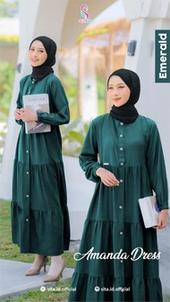 AMANDA DRESS BY SITA ID / GAMIS SITA ID TERBARU /. DRESS TERBARU SITA ID