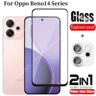 2in1 For OPPO Reno14 F Screen Protector Film Transparent Phone Screen Protector For OPPO Reno14 Pro 