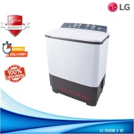 LG Mesin Cuci 2 Tabung 8 KG P8000N Low Watt Cuci dan Pengering