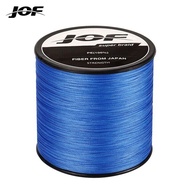 JOF 8 Dây Câu Bện Nhiều Sợi PE 1000M 500M 300M100% Dây Câu Cá Nhiều Màu Nhật Bản Siêu Chắc