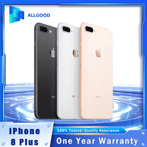 Apple iPhone 8 Plus Unlocked 5.5" Retina Screen - Dual 12MP Camera with Portrait Mode, A11 Bionic Ch