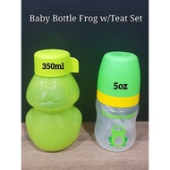 Tupperware Baby Bottle 350ml &amp; Frog w/Teat Set