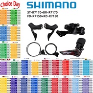 Shimano 105 Di2 Series 12S Mini Bicycle Groupset ST-R7170+BR-R7170+FD-R7150+RD-R7150 For Road Bike A