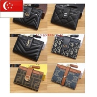 Gucci_ Bag LV_ Bags Dompet Wanita Leather Short Wallet Women Beg Fashion Ladies Card Holder Coin Purse Small VK42 IMD3