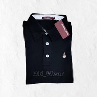 Polo Shirt Pria Hush Puppies Warna Hitam