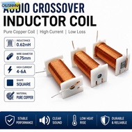 CAUSINMNA Speaker Crossover Inductor Coil, 4-6A Pure Copper Audio Inductor Coil, 0.75mm 0.62MH Induc