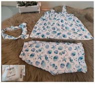 Premie 3T Sea Pattern There Are Both Sons And Daughters.