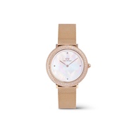 Daniel Wellington Crystalline Bezel Melrose นาฬิกาผู้หญิง สีโรสโกลด์