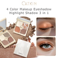 CATKIN Gilt Luxury Shimmer Quad Eyeshadow Palette Four-color Eyeshadow Eyes Makeup