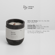 BST nến thơm 200 grams Car pe di em phong cách tối giản sang trọng minimal