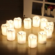 Flameless LED Electric Flickering Tea Light Candles Battery Operated