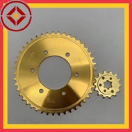 1PCS 415 EXTREME SPROCKET FZ150 Y16ZR Y15ZR AJI RACING 14T 15T 39T 40T 41T 42T 43T 44T 45T 46T FULL 