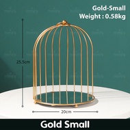 Miniis Vintage Iron Bird Cage Cake Stand Desert Stand Holder Rack For Birthday Party Decoration Perf