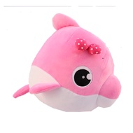 Farglory Ocean Park Farglory Ocean Park Q Version Dolphin Doll-Pink Dolphin Doll Pink 30CM