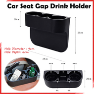 Car Seat Gap Drink Holder Cup Storage Box Holder Phone Holder Car Headrest Foldable Rear Seat Food T