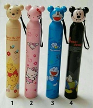 Payung botol slim boneka jepang / karakter