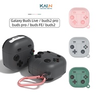 Protective Case For Samsung Galaxy Buds FE / Buds 2 / Buds 2 Pro / Buds Pro / Buds Live, Kai.N Classic Game Buds With Hook