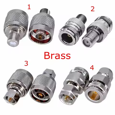 L16 N To F TV Male Female Straight Connector Adapter L16 N Male Female To F TV Male Female Imperial 