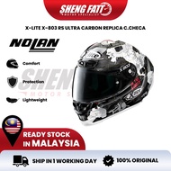NOLAN XLITE X-803 RS C.CHECA Full Face Helmet Motor Visor Topi Keledar Keselamatan Full Face Origina