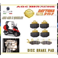 ADIVA DISC BRAKE PADS AD3 400 3 WHEELER GOLD QUALITY BKL