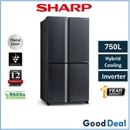 Sharp SJF821VMSS 700L / SJF921VMSS 750L Inverter Multi Door Refrigerator Peti Sejuk Fridge
