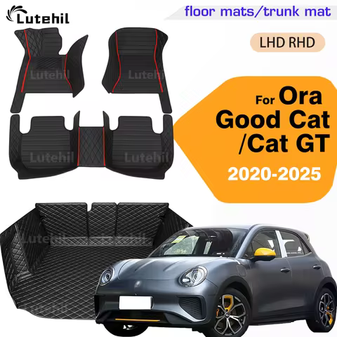 For Ora Good Cat/Good Cat GT 02 03 Cat ES11 2020-2025 24 23 Car Floor Mat Full Coverage All Weather