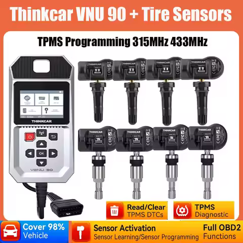 THINKCAR VENU 90 TPMS With Sensor Car Tire Pressure Diagnose Tool Programming Learning Activator Upd