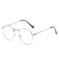 Naikomly Retro Nearsighted Distance Glasses -0.75 Metal Men Women Myopia Glasses