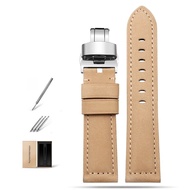 สายนาฬิกาหนังแท้ Panerai สำหรับผู้ชาย สายนาฬิกาหนังแท้ Tissot สายนาฬิกาหนังแท้ Seiko สายนาฬิกาหนังแท