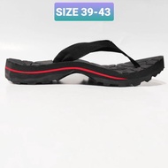 Sandal Gunung Eiger Kinkajou Pinch Outdoor Pria Wanita Hitam Karet Termurah - Model Jepit Polos/Mera