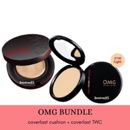 [BUNDLE] OMG Oh My Glam Glow Matte Face Bundle: Oh My Glam Coverlast Cushion + two way cake