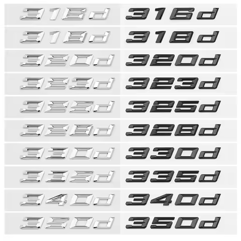 316d 318d 320d 323d 325d 328d 330d 335d 340d 350d Emblem Sticker for BMW Serie 3 E90 E91 E92 F30 F31