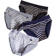 6 Pcs Cotton Stripes Brief For Men Cotton Briefs Men Underwear