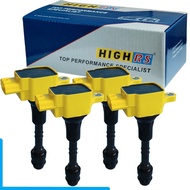 4 Ignition Coil for Nissan X-Trail T30 T31 QR20DE QR25DE Murano Z50 Teana J31 Altima L31 Sentra C24 