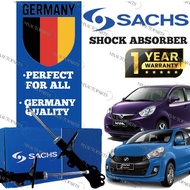 (WARRANTY 1YEAR) SACHS SHOCK ABSORBER PERODUA MYVI M300 MYVI LAGI BEST D54T ICON 2005-2017 FRONT OR 