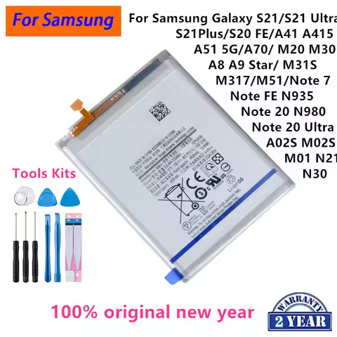 Brand New Battery For Samsung For Samsung Galaxy S21/S21 Ultra/S21Plus/S20 FE/A41/A51 5G/A70/Note 20