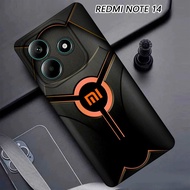 HP 01-GB REDMI NOTE 14 5G Softcase - Flexible rubber material - MI Motif- flexible silicone - REDMI 