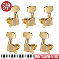 6pcs Sealed Guitar String Pegs Locking Tuners 3L3R Tuning Pegs String Tuner Acoustic Guitar Tuner