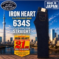 IRON HEART [634S]. 21oz selvedge denim straight