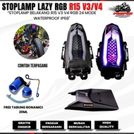 LAZY STOPLAMP RGB R15 V3 V4 REAR LIGHT R15 V3 V4 STOPLAMP PLUS FENDER R15 V3 V4 OR RACEPRO PNP