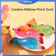《penstok》 Elastic Squeeze Toy Children Motor Skills Toy Glittery Duck Squeeze Toy for Stress Relief and Party Favors Cute Cartoon Animal Squishy for Southeast Asian Buyers