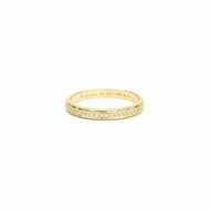 Cartier 卡地亞 18K玫瑰金 滿鑽 1895系列 49 戒指