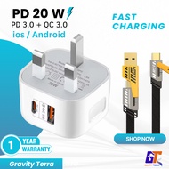 Charger Type C fast charging 20W PD USB Charger fast charging kepala charger fast charging Adapter C